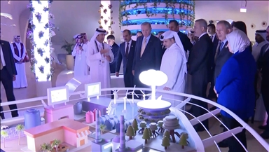 Turkish president visits Expo 2023 Doha
