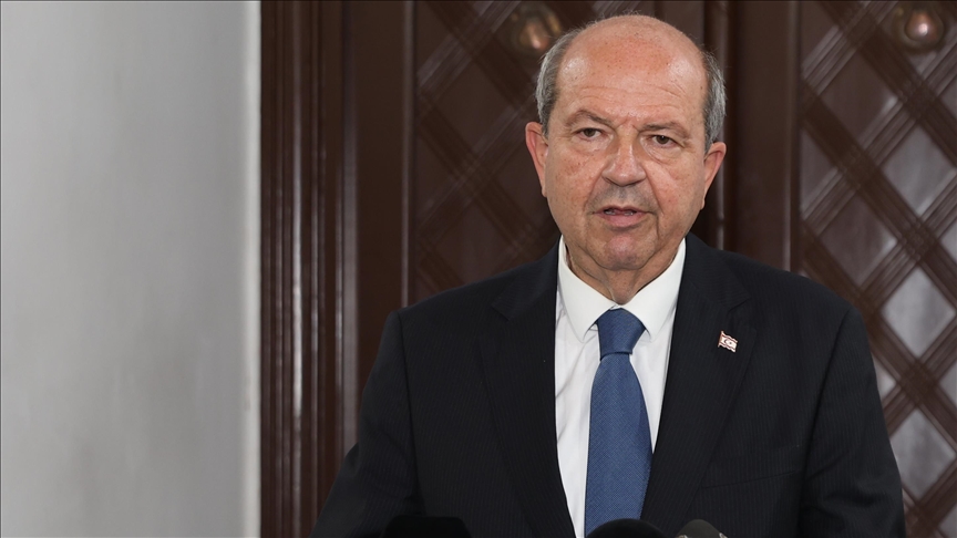 KKTC Cumhurbaşkanı Tatar, Türkiye Ada'dan çekilirse Filistin'dekine benzer olayların yaşanabileceğini söyledi