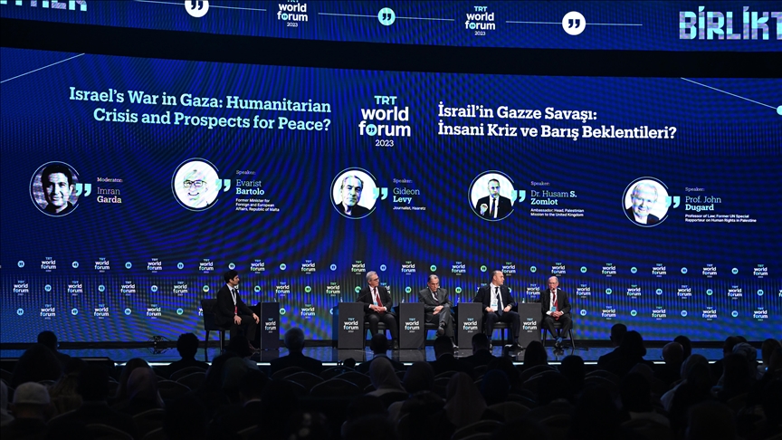 TRT World Forum'da "İsrail'in Gazze Savaşı: İnsani Kriz ve Barış Beklentileri" paneli düzenlendi
