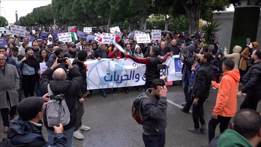 Tunisie: Des centaines de manifestants expriment leur solidarité avec la Palestine