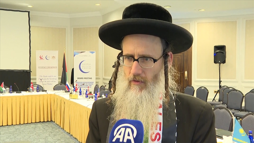 İsrail karşıtı Haham Feldman: Siyonizmin icadından önce Filistin'de barış içinde yaşıyorduk