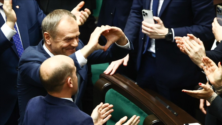 Tusk voted in as new Polish prime minister