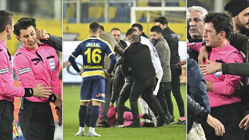 Поведена истрага по нападот на фудбалскиот судија Мелер на средбата Анкараѓуџу - Ризеспор