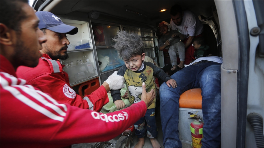 12 Palestinians, including 6 children, killed in Israeli airstrike on Rafah