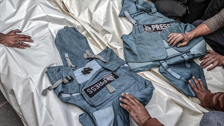 Media workers demand end to killing of journalists in Gaza