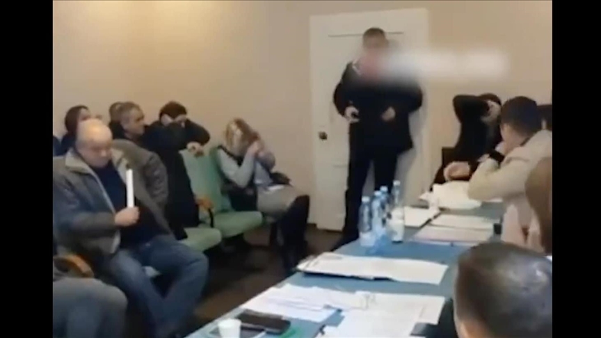 Member of parliament in Ukraine detonates hand grenades in local council meeting