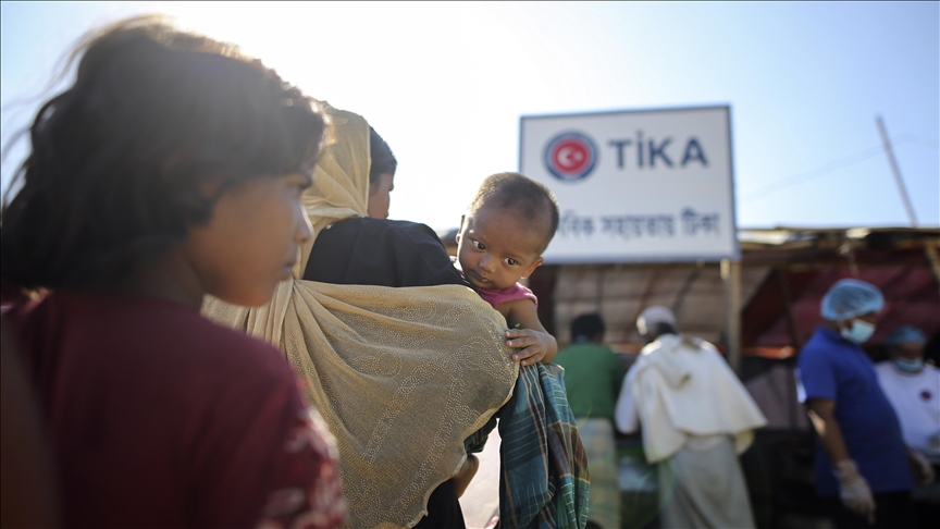 Turkish aid agency distributes food aid to 1,500 families in Myanmar