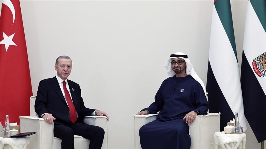 Turkish, UAE presidents discuss Gaza situation