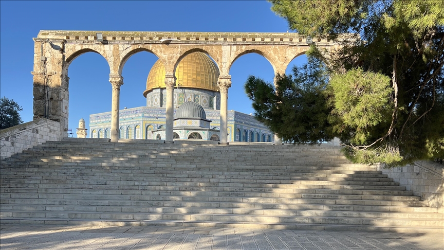 Al-Aqsa Mosque largely empty on 10th Friday due to Israeli restrictions