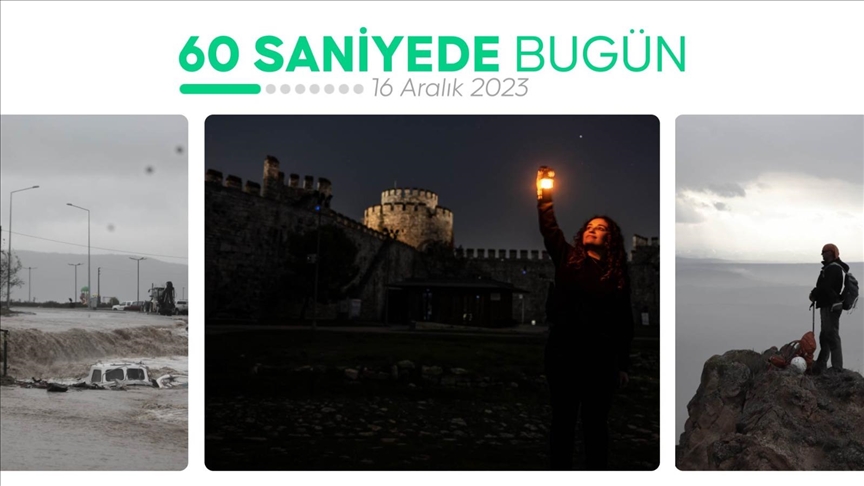 60 saniyede bugün (16 Aralık 2023)