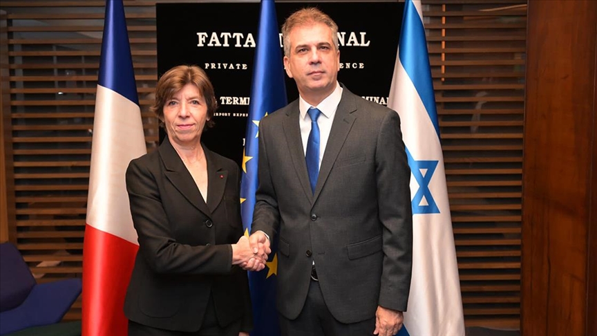Fransa Dışişleri Bakanı Colonna, İsrail ziyaretinde, İsrail’in öldürdüğü Fransız Dışişleri mensubuna değinmekten kaçındı