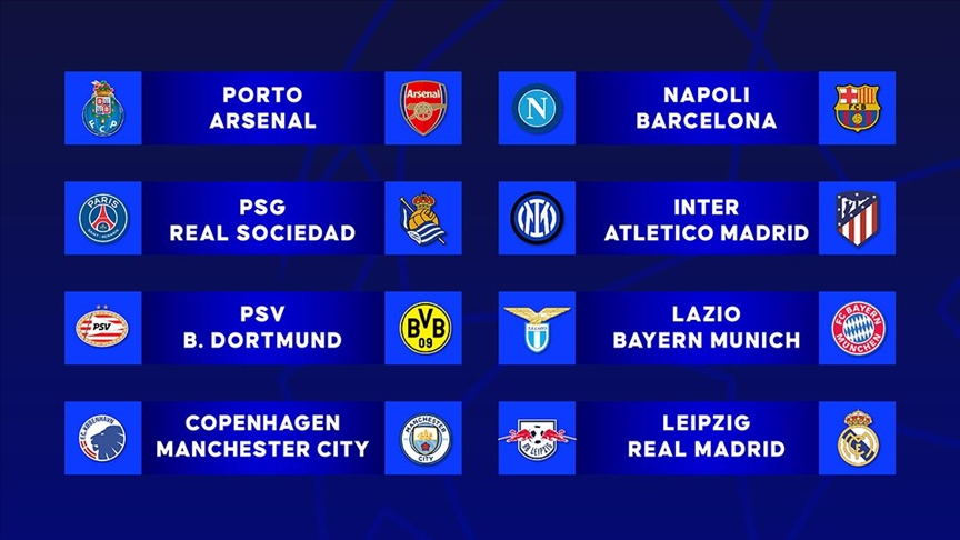 Izvučeni parovi osmine finala UEFA Lige prvaka: Napoli protiv Barcelone, Inter protiv Atletica