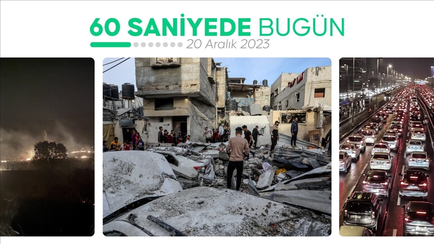 60 saniyede bugün (20 Aralık 2023)