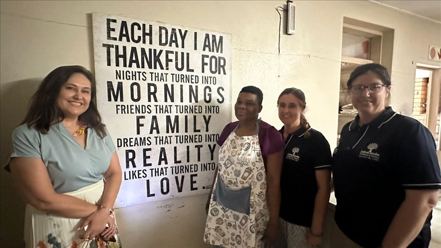 Turkish embassy donates clothes to children’s home in South Africa