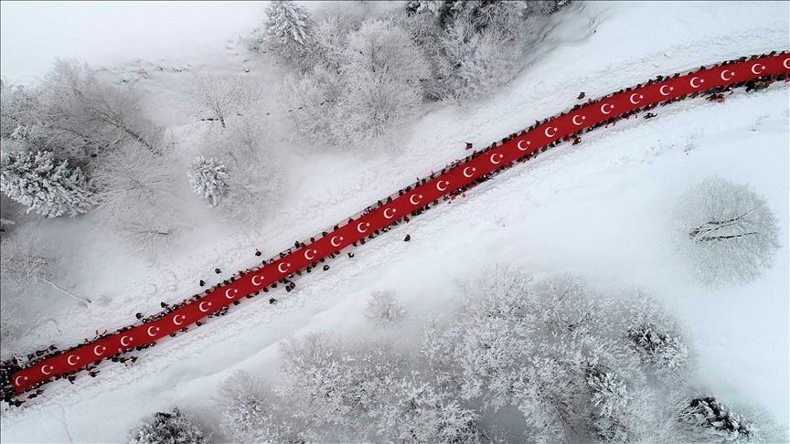 Türkiye commemorates fallen soldiers of World War I battle Türkiye commemorates fallen soldiers of World War I battle