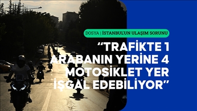 "Ömür törpüsü" trafiğe motosikletler çözüm olabilir