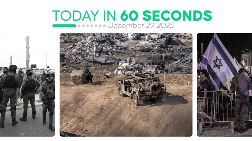 Today in 60 seconds - Dec. 29, 2023