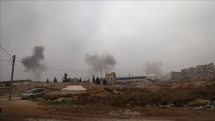 مقتل مدنيين اثنين بقصف لقوات النظام السوري مركز مدينة إدلب