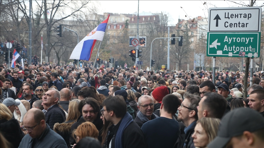 Thousands Objecting To Election Results In Serbia Continue To Protest ...