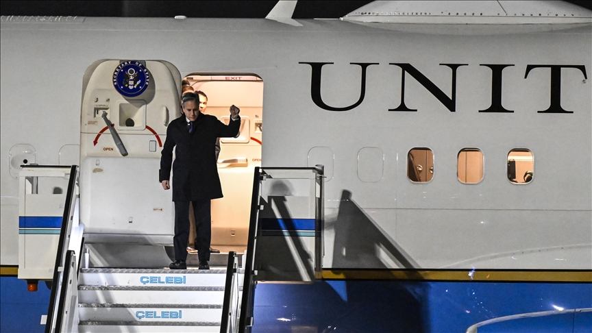 US secretary of state arrives in Istanbul