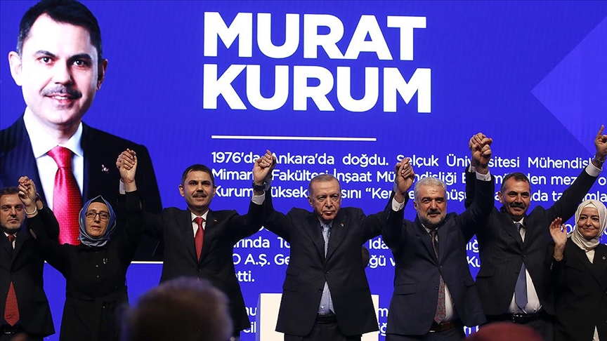 Cumhur İttifakı'nın İstanbul Büyükşehir Belediye Başkan adayı Murat Kurum oldu