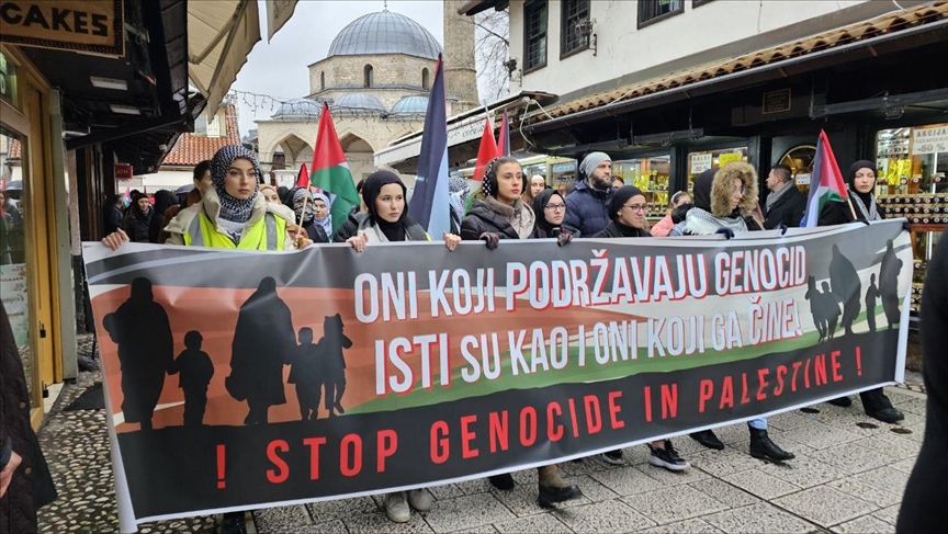U Sarajevu mirna šetnja podrške narodu Palestine