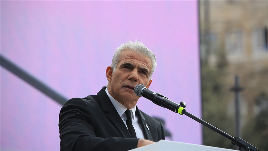İsrail'de ana muhalefet lideri Lapid, Netanyahu'nun "ülkeyi yönetmeye uygun olmadığını" söyledi