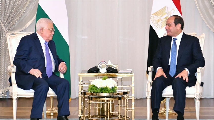 Palestinian president visits Egypt to discuss Israeli attacks, cease-fire efforts