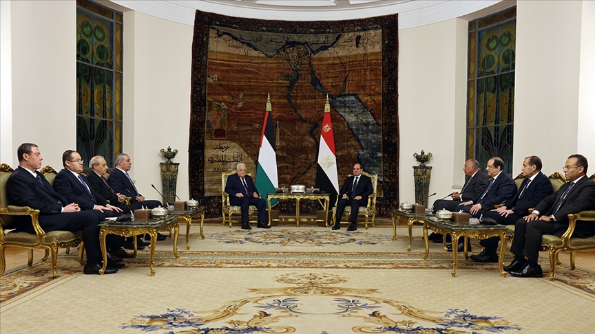 Abbas'tan, "Filistin halkının zorla yerinden edilmesini kesinlikle reddediyoruz" açıklaması