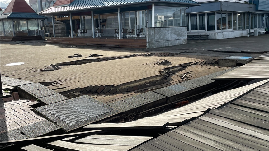 На северо-западе Японии произошло землетрясение магнитудой 6