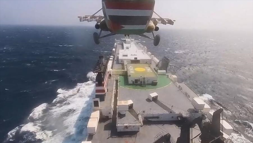 US says it 'does not seek conflict' after Houthis claim attack on ship