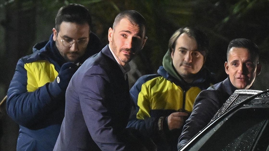 Fenerbahçe'nin transfer görüşmelerine başladığı Leonardo Bonucci, İstanbul’a geldi