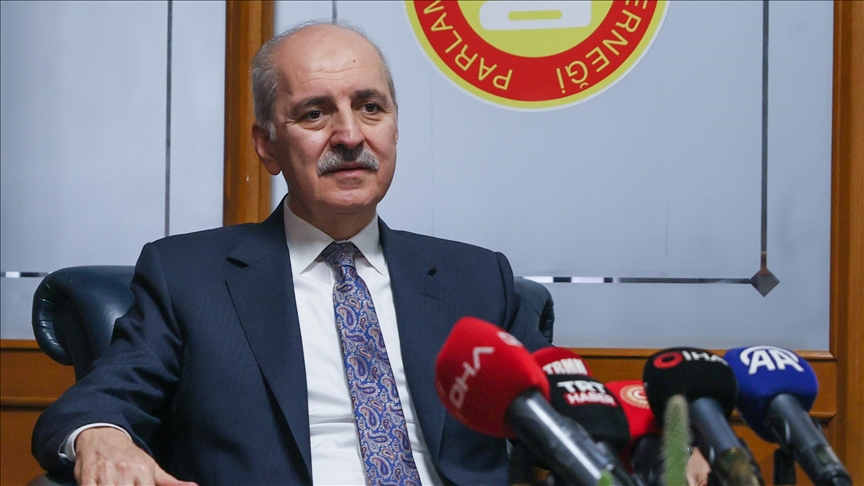 TBMM Başkanı Kurtulmuş, 10 Ocak Çalışan Gazeteciler Günü dolayısıyla PMD'yi ziyaretinde soruları yanıtladı