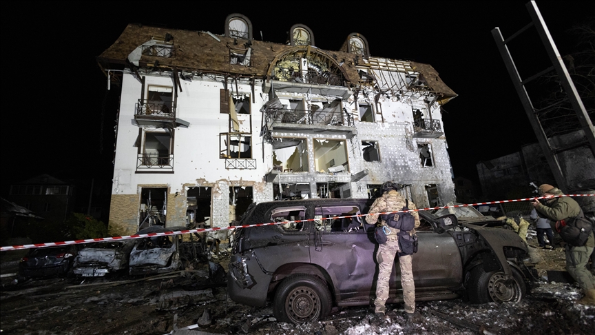 Репортеры «Анадолу» попали под обстрел в Украине