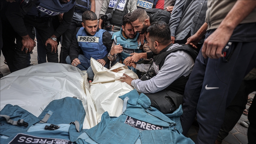 Press, rights groups call on Biden to protect journalists in Gaza conflict