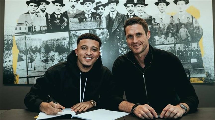 Jadon Sancho joins Borussia Dortmund on loan