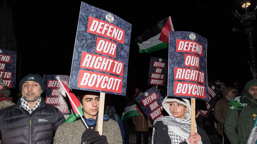 'No cease-fire, no vote': Pro-Palestinian protesters rally against UK's ...