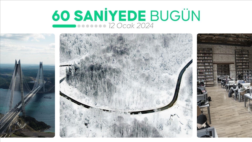 60 saniyede bugün (12 Ocak 2024)