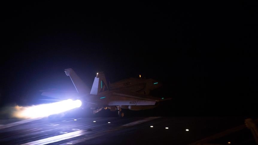 Massive fires, powerful explosions due to American-British raids in Yemen