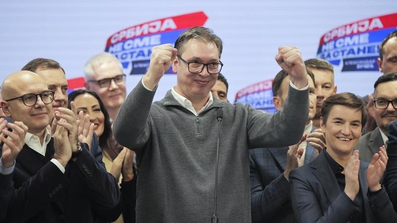 Serbian president’s alliance wins general elections