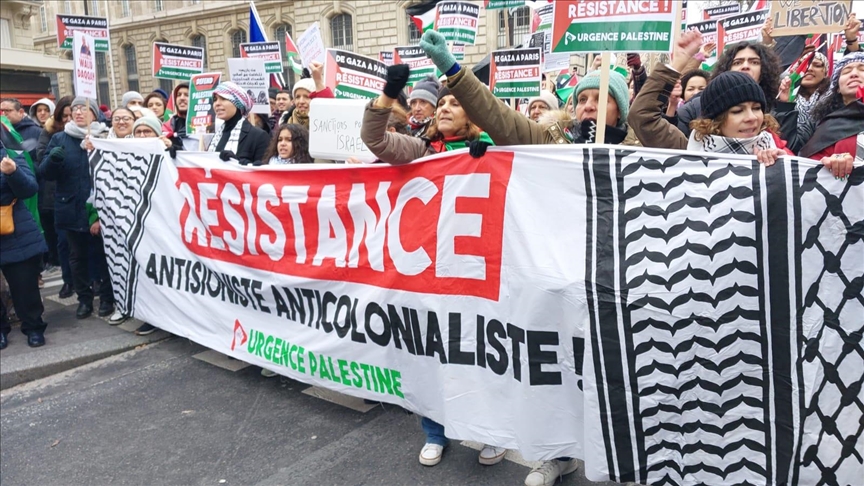 France : Des milliers de personnes manifestent leur soutien à la Palestine