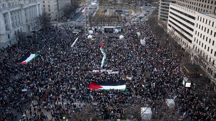 Washington D.C. protest march against National Guard deployment