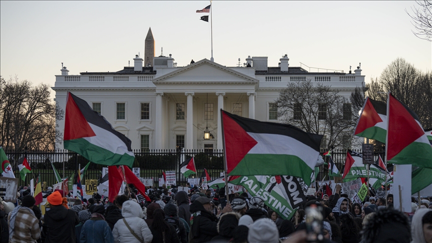 В Вашингтоне прошла акция в поддержку Палестины