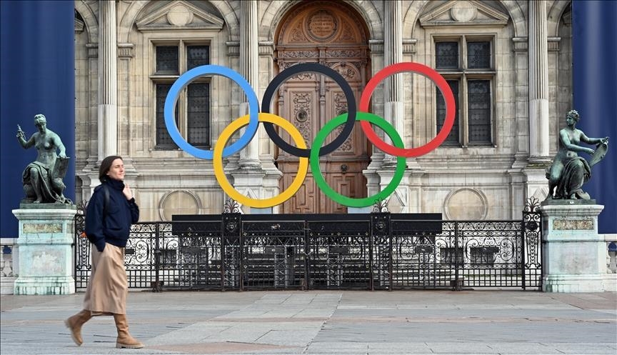 JO 2024 de Paris : Mobilisation de la CGT devant le Comité d'organisation pour dénoncer les conditions de travail