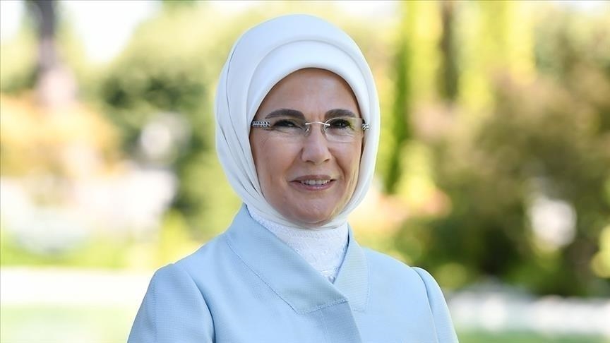 Türkiye’s first lady wishes success to country’s 1st space traveler