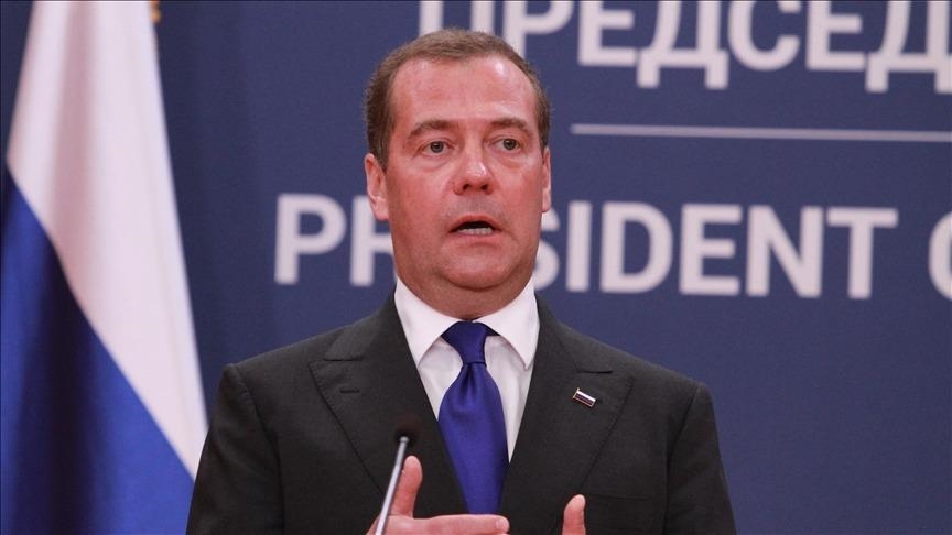 Russia's Medvedev says 'existence of Ukraine is mortally dangerous for Ukrainians'