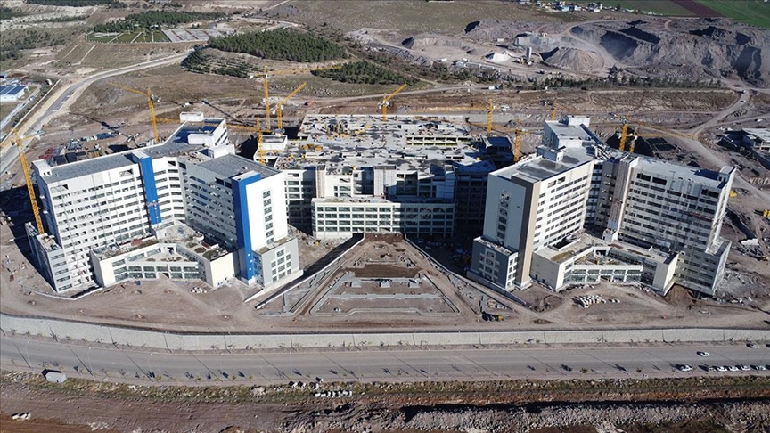Şanlıurfa Şehir Hastanesi inşaatının yüzde 54'ü tamamlandı