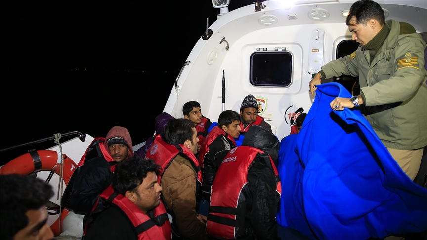 Türkiye rescues 187 irregular migrants in Aegean Sea
