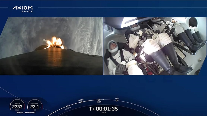 SpaceX-ova misija Axiom 3 lansirana ka Međunarodnoj svemirskoj stanici