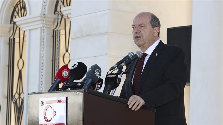 Northern Cyprus’ president reaffirms 2-state solution for Cyprus amid regional concerns